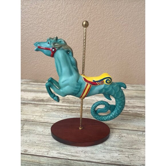 Franklin Mint Other - The Franklin Mint Treasury of Carousel Seahorse Figurine NEW